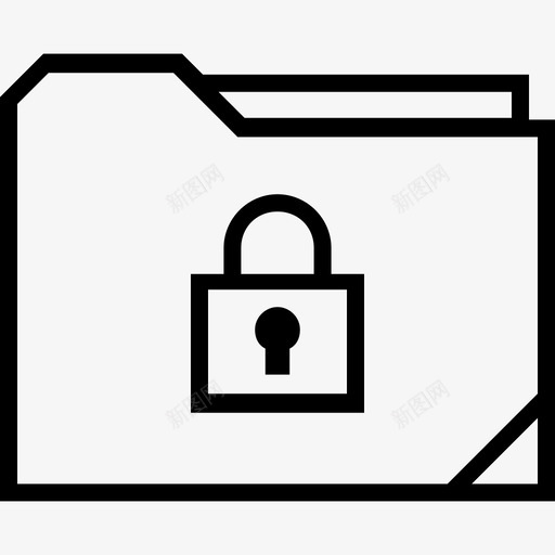 锁定文件夹存档文件图标svg_新图网 https://ixintu.com 存档 文件 文件夹5大纲 联机 锁定文件夹