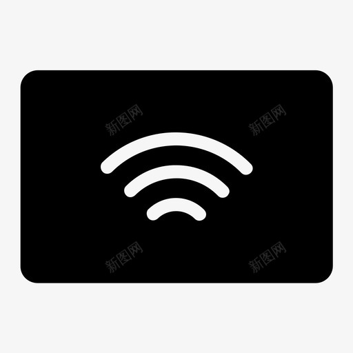 非接触式支付卡nfc图标svg_新图网 https://ixintu.com nfc paypass 卡 非接触式支付