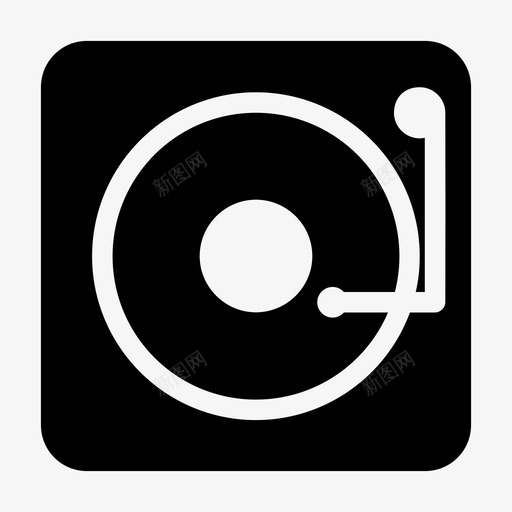 djdj集合音乐图标svg_新图网 https://ixintu.com dj dj集合 唱片 录音机 转盘 音乐