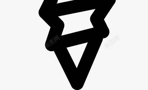 木螺丝金属轮廓图标svg_新图网 https://ixintu.com 工具 手工工具轮廓 木螺丝 轮廓 金属