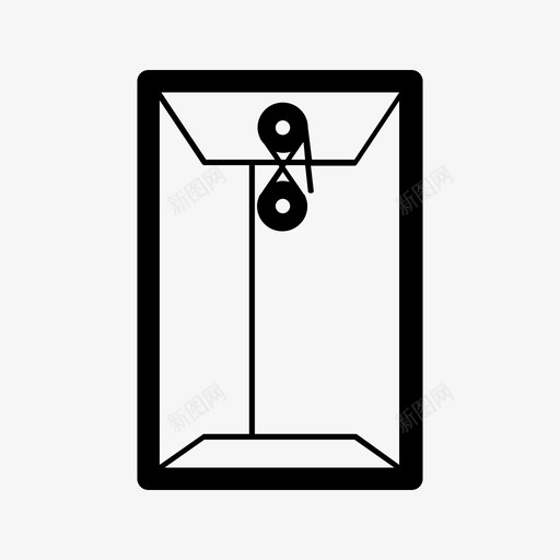 夹子信封文件文件信封图标svg_新图网 https://ixintu.com 办公室 夹子信封 文件 文件信封 邮件