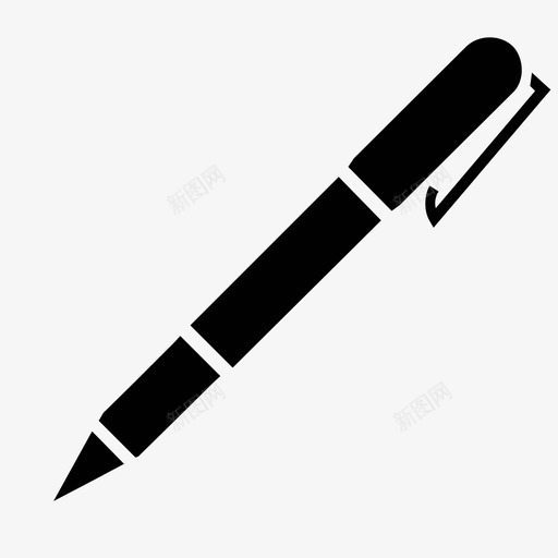 钢笔家庭作业信件图标svg_新图网 https://ixintu.com 信件 写作 学校 家庭作业 工具 钢笔