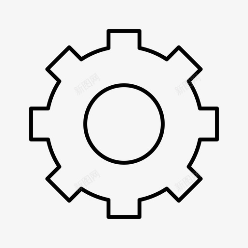设置应用程序业务图标svg_新图网 https://ixintu.com cog web应用程序 业务 导航 应用程序 用户界面 设置 软件 齿轮