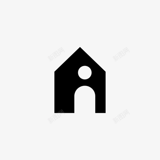 家鸟巢房子图标svg_新图网 https://ixintu.com 家 待售房屋 房子 鸟巢