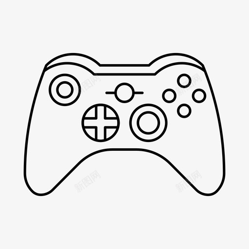 xboxgamepad控制器游戏图标svg_新图网 https://ixintu.com xboxgamepad 控制器 游戏