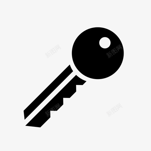 钥匙家锁图标svg_新图网 https://ixintu.com 保险箱 家 房地产保险箱 钥匙 锁