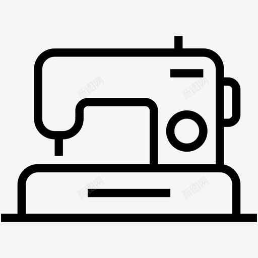 缝纫机裁缝裁缝机图标svg_新图网 https://ixintu.com 缝纫图标集 缝纫机 裁缝 裁缝机