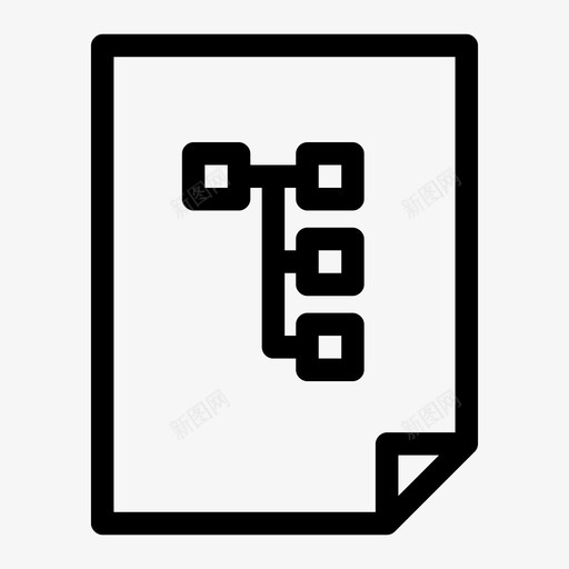 文档工作流程图表层次结构图标svg_新图网 https://ixintu.com 关系 图表 层次结构 文档工作流程 流程图 组织