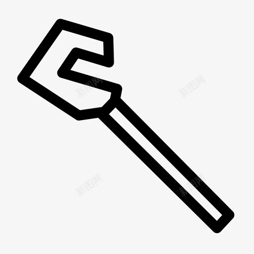 魔法杖拐杖钩子图标svg_新图网 https://ixintu.com rpg武器概述 巫师 拐杖 牧羊人 钩子 魔法杖