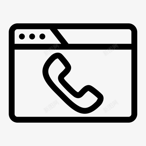 浏览器呼叫呼叫中心移动电话图标svg_新图网 https://ixintu.com 呼叫中心 客户服务 浏览器呼叫 电话呼叫 移动电话