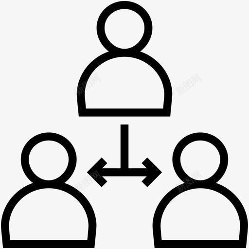 团队层次结构公司团队代表图标svg_新图网 https://ixintu.com 人力资源图标集 代表 公司团队 团队层次结构 团队结构 经理
