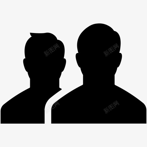 团队朋友组图标svg_新图网 https://ixintu.com 业务组第3卷 人员 团队 朋友 用户 组
