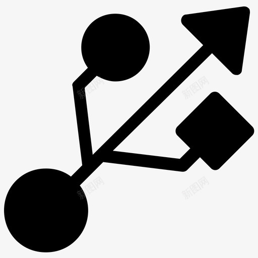 usb标志闪存驱动器usb徽标图标svg_新图网 https://ixintu.com usb徽标 usb标志 usb端口 usb符号 用户界面图标集合 闪存驱动器