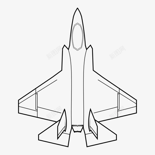 f35c航母战斗机图标svg_新图网 https://ixintu.com f35c 战斗机 战机 联合攻击战斗机 航母