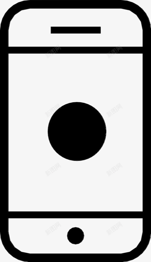 移动媒体移动播放器智能手机图标svg_新图网 https://ixintu.com 智能手机 移动媒体 移动播放器
