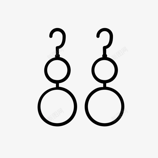 贵重物品珠宝耳环图标svg_新图网 https://ixintu.com 珠宝 耳环 贵重物品
