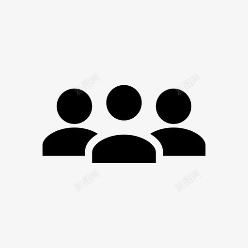 组分组人员组图标svg_新图网 https://ixintu.com 人员组 分组 团队 用户 用户组 界面 组