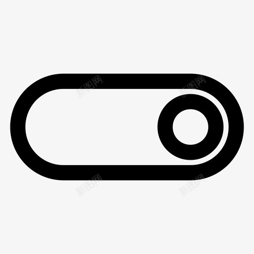 开关打开切换按钮图标svg_新图网 https://ixintu.com 切换按钮 开关 打开 用户界面