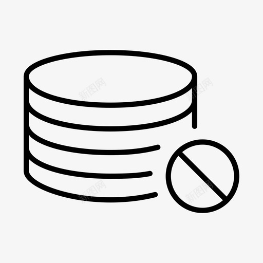 冻结硬币余额货币图标svg_新图网 https://ixintu.com 余额 冻结硬币 硬币薄 禁止 货币