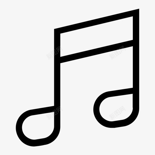 音乐音频音符图标svg_新图网 https://ixintu.com fathin变体 音乐 音乐剧 音符 音频