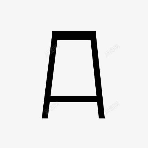 凳子吧台椅子图标svg_新图网 https://ixintu.com 凳子 吧台 家具 小型家具 座椅 椅子