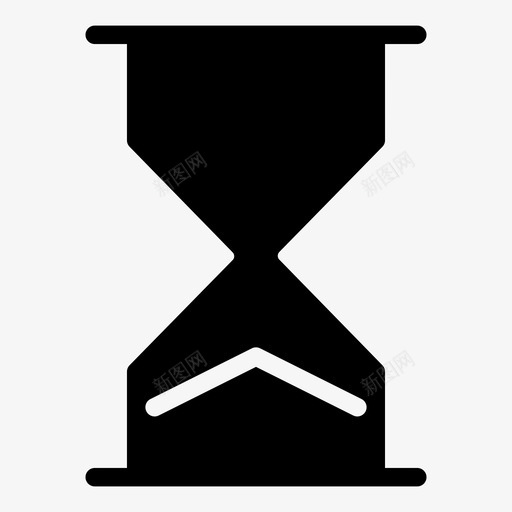 沙漏时钟管理图标svg_新图网 https://ixintu.com mnml20 时钟 时间 沙子 沙漏 管理 轨道