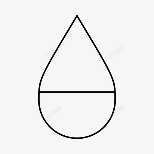 水位小滴水分湿图标svg_新图网 https://ixintu.com 水位小滴 水分 水滴 湿