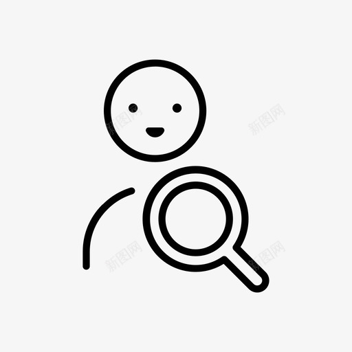 搜索用户候选人配置文件图标svg_新图网 https://ixintu.com 候选人 搜索用户 配置文件 集合07 验证