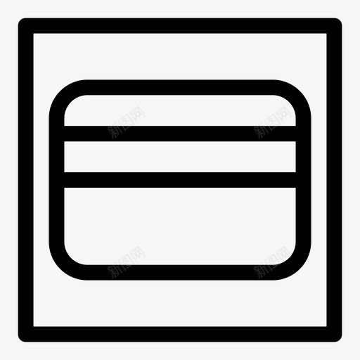卡信用卡借记卡图标svg_新图网 https://ixintu.com 信用卡 借记卡 单行本 卡 商店 支付 销售