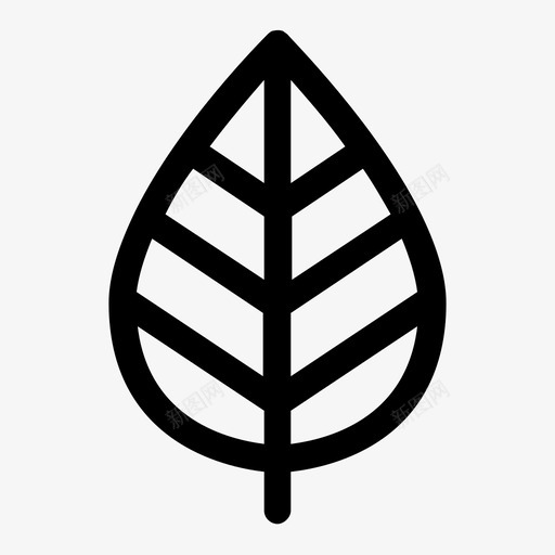 叶枝绿图标svg_新图网 https://ixintu.com 叶 枝 树 植物 绿 自然