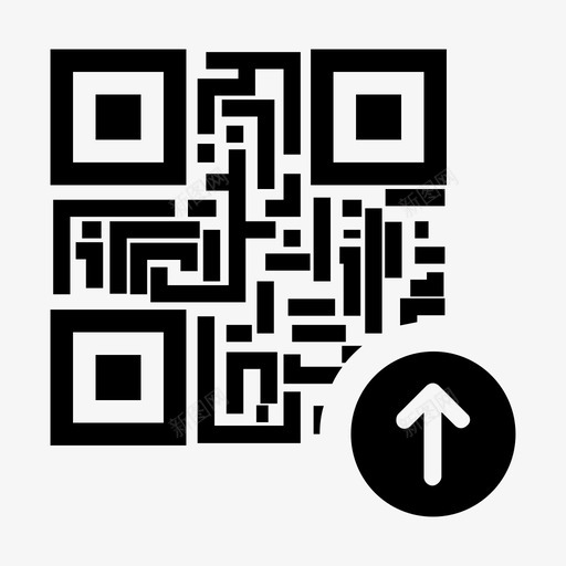 二维码上传产品信息二维码图标svg_新图网 https://ixintu.com 二维码 二维码上传 产品信息 购物