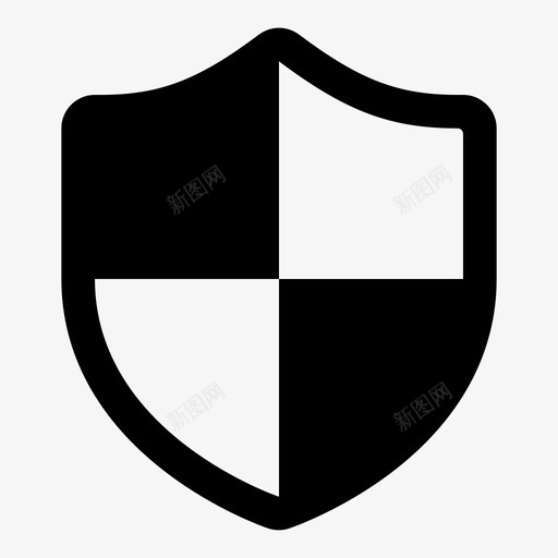 盾牌防御保护图标svg_新图网 https://ixintu.com uinui 保护 安全 盾牌 防御