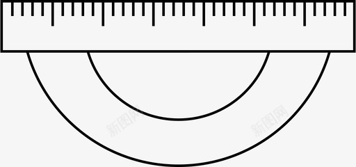 尺子几何学比例尺图标svg_新图网 https://ixintu.com 几何学 学校 尺子 工具 比例尺