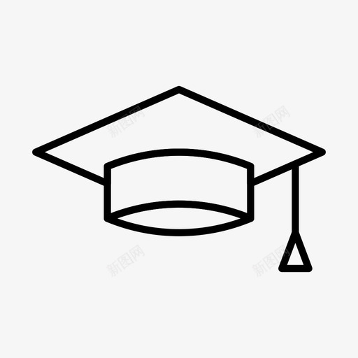 砂浆板教育毕业帽图标svg_新图网 https://ixintu.com 学生 帽子 教育 教育科学 毕业 毕业帽 砂浆板 简单