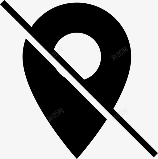 地图销关闭禁用无法访问图标svg_新图网 https://ixintu.com 位置 地图 地图销关闭 无法访问 点 禁用 行程