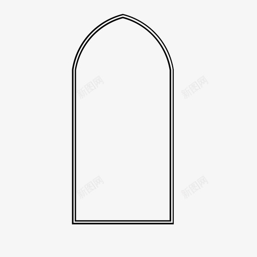 伊斯兰图案建筑清真寺图标svg_新图网 https://ixintu.com 伊斯兰图案 建筑 斋月 清真寺 窗户
