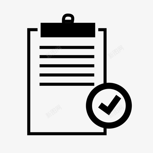 剪贴板日历文档图标svg_新图网 https://ixintu.com 事件 剪贴板 文档 日历 日程表 计划器 训练