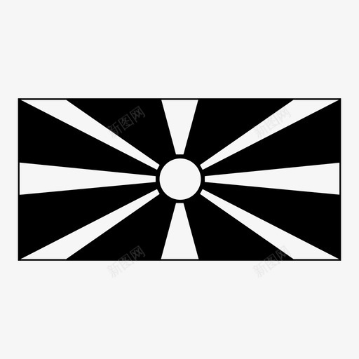 马其顿国旗国家国旗图标svg_新图网 https://ixintu.com 世界国旗 国家 国旗 马其顿国旗