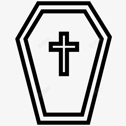 棺材埋葬死亡图标svg_新图网 https://ixintu.com 埋葬 棺材 死亡 死亡棺材 葬礼