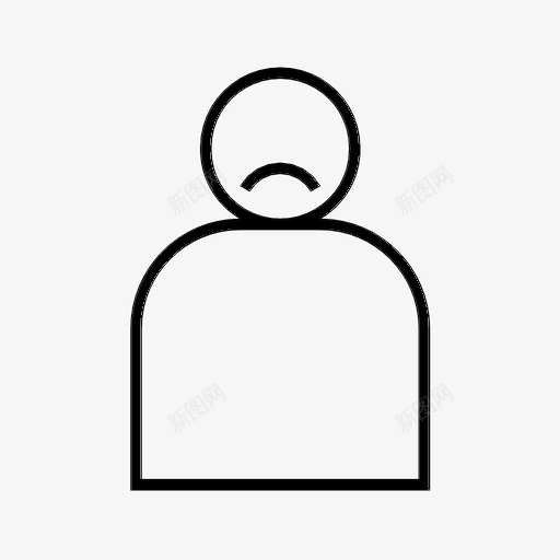 悲伤烦恼情绪化图标svg_新图网 https://ixintu.com 悲伤 情绪化 烦恼 疲惫