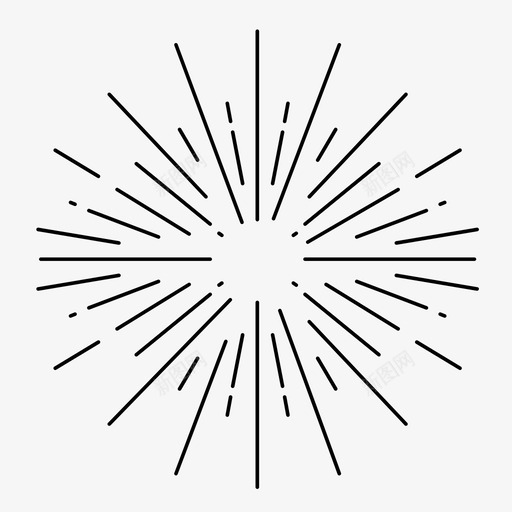 爆炸火花星光图标svg_新图网 https://ixintu.com 星光 火花 爆炸