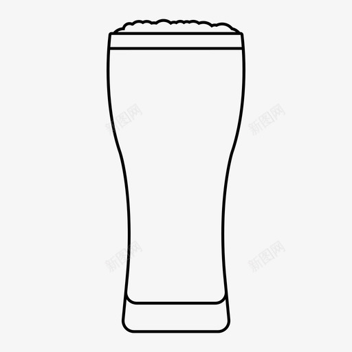 啤酒杯酒精皮尔斯纳图标svg_新图网 https://ixintu.com 啤酒杯 皮尔斯纳 酒精 饮料套装