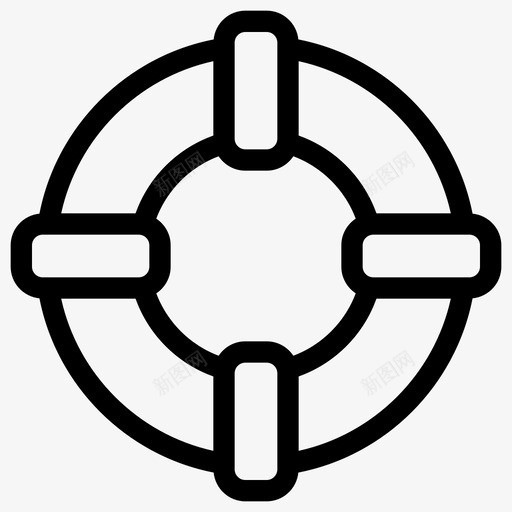 帮助帮助信息救生圈图标svg_新图网 https://ixintu.com 帮助 帮助信息 救生圈