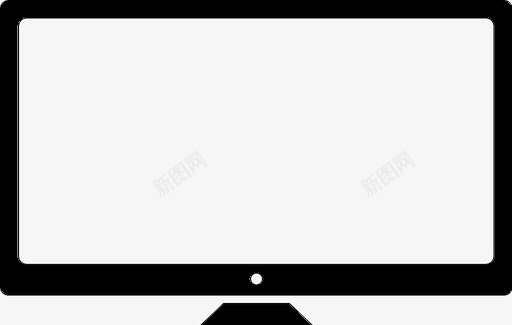 显示器桌面pc图标svg_新图网 https://ixintu.com pc 屏幕 显示器 桌面