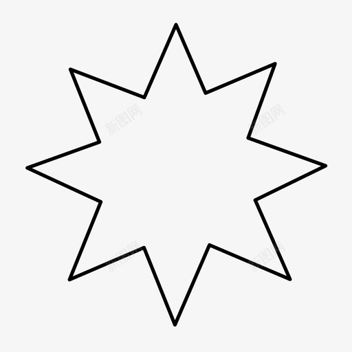 星星圣诞节圣诞之星图标svg_新图网 https://ixintu.com 冬天 圣诞之星 圣诞节 星星