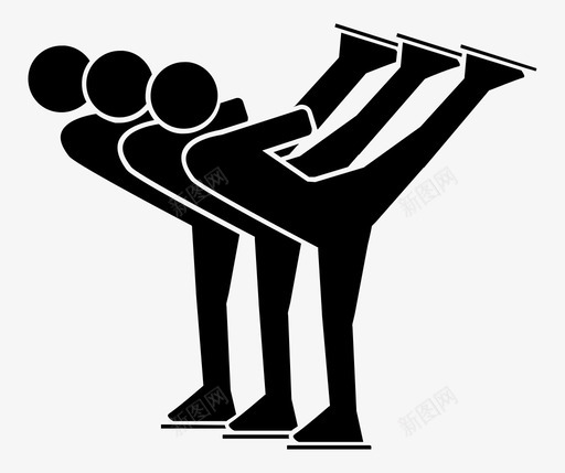 花样滑冰图标svg_新图网 https://ixintu.com 花样滑冰