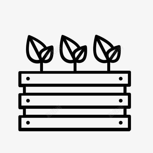 蔬菜园园艺菜园图标svg_新图网 https://ixintu.com 园艺 菜园 菜地 蔬菜 蔬菜园