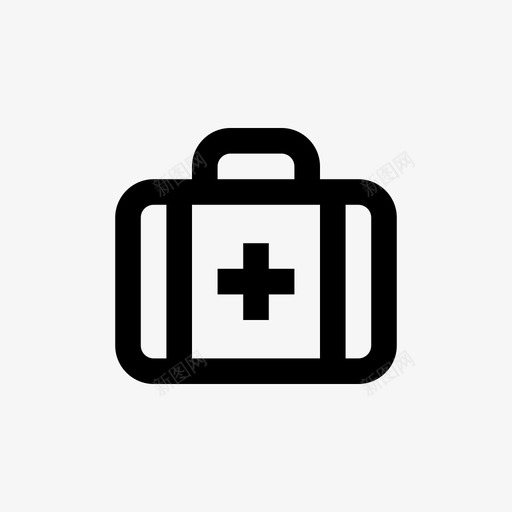 药品医生健康图标svg_新图网 https://ixintu.com 信息图标 健康 加上 医生 医疗箱 药品