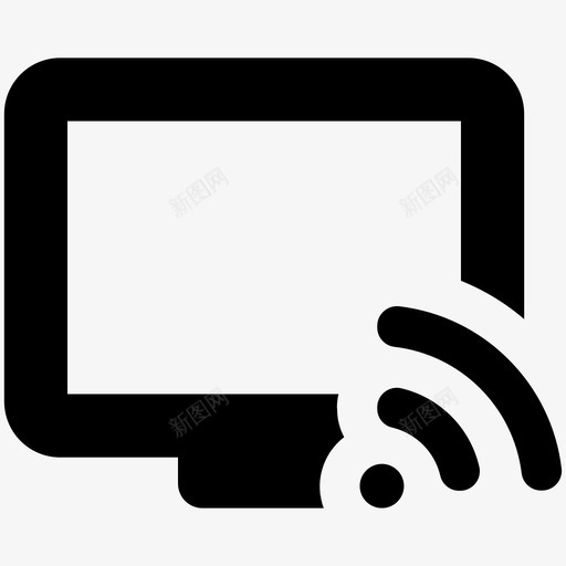 智能电视平板电视电视屏幕图标svg_新图网 https://ixintu.com 平板电视 无线 智能电视 电视屏幕 电视第三卷