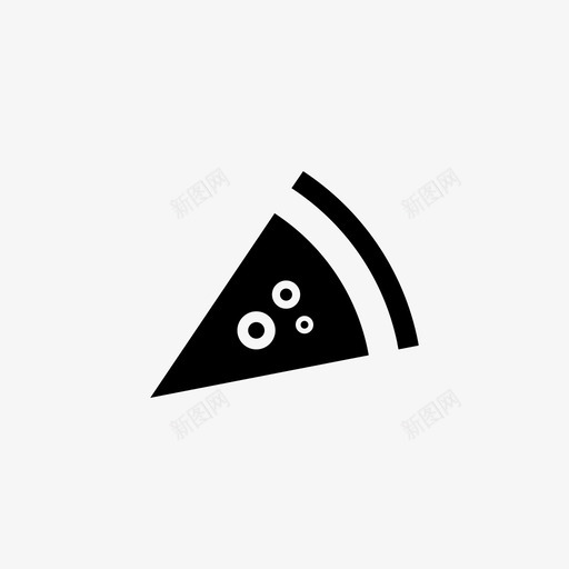 披萨快餐食物图标svg_新图网 https://ixintu.com 快餐 披萨 橄榄 食物